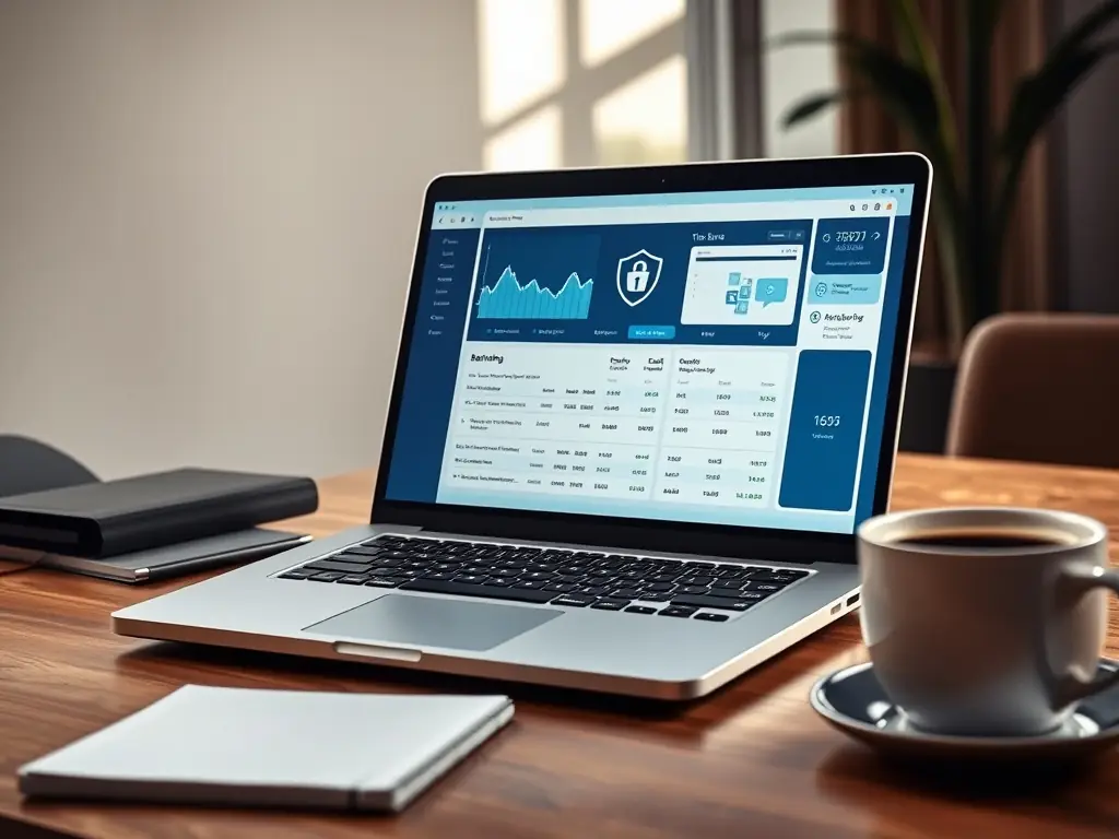 Image of a laptop displaying a completed online loan application, illustrating the convenience and speed of Finanziamenti Veloce Online's online financing options.